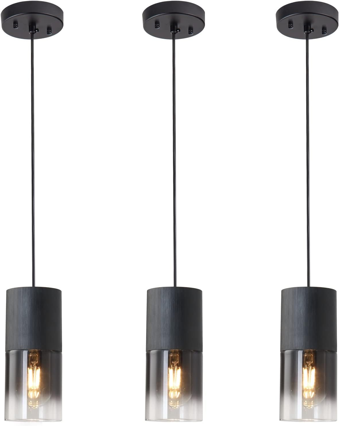 Adjustable Black Pendant Light Fixtures for Modern Spaces