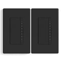 Dimmer Switch for LED Lights 150W / INC 450W - Matte Black 2 Pack