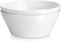 MALACASA Serving Bowls 105 OZ Set of 2 - Large Porcelain Salad Bowls