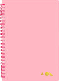 AOU Graph Paper Spiral Notebook A5 Grid Journal - 100 GSM Paper