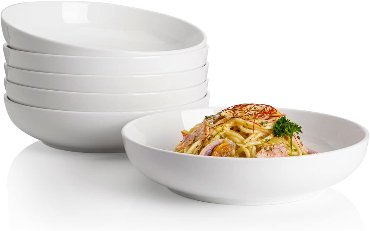 Sweese 22oz Porcelain Pasta Bowls Set - Serving Made Stylish