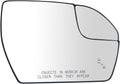 TRQ Passenger Side Mirror Glass Heated Blind Spot Spotter - Direct Fit