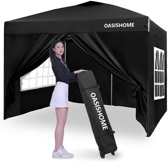 Pop-up Gazebo Tent 10x10ft - Instant Shelter for Outdoor Parties