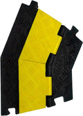 Right 45 Degree Turn Pack of 4 for CP-RPS-212 - Black/Yellow