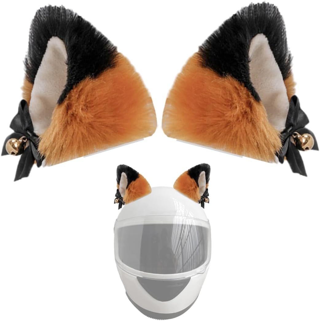 Cat Ear Plush Helmet Decor - luchike