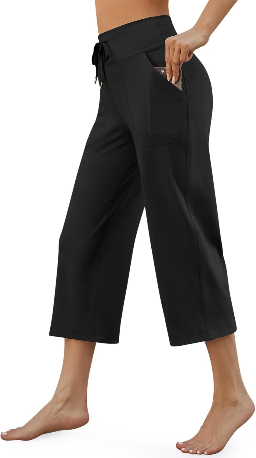 High Waist Yoga Capris for Women | Pockets | Workout Ready | G4Free