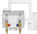 Washing Machine Outlet Box with Stainless Steel Water Hammer Arrestor