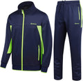 Men's Casual Athletic Tracksuit 2 Piece Full Zip - Breathable Fit