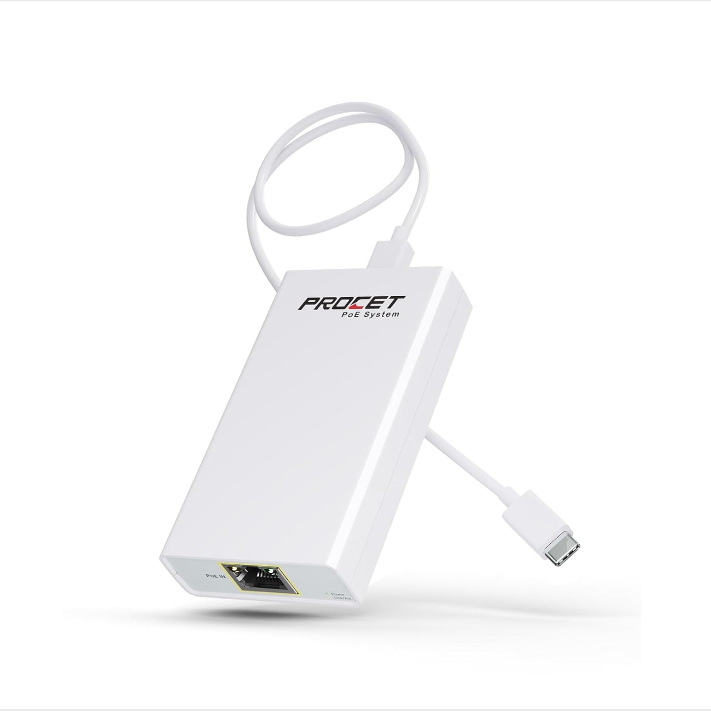 Gigabit PoE to USB C Converter for Fast Charging & Data