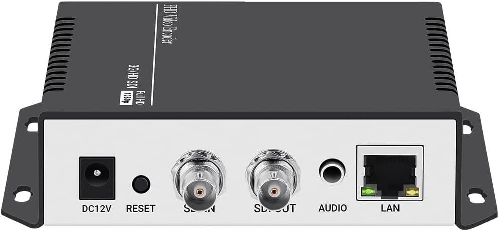 HEVC H.265 H.264 SD HD 3G SDI to IP Encoder for Live Streaming