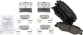 TRQ Rear Brake Pads Ceramic Compatible with 2004-2009 Cadillac XLR