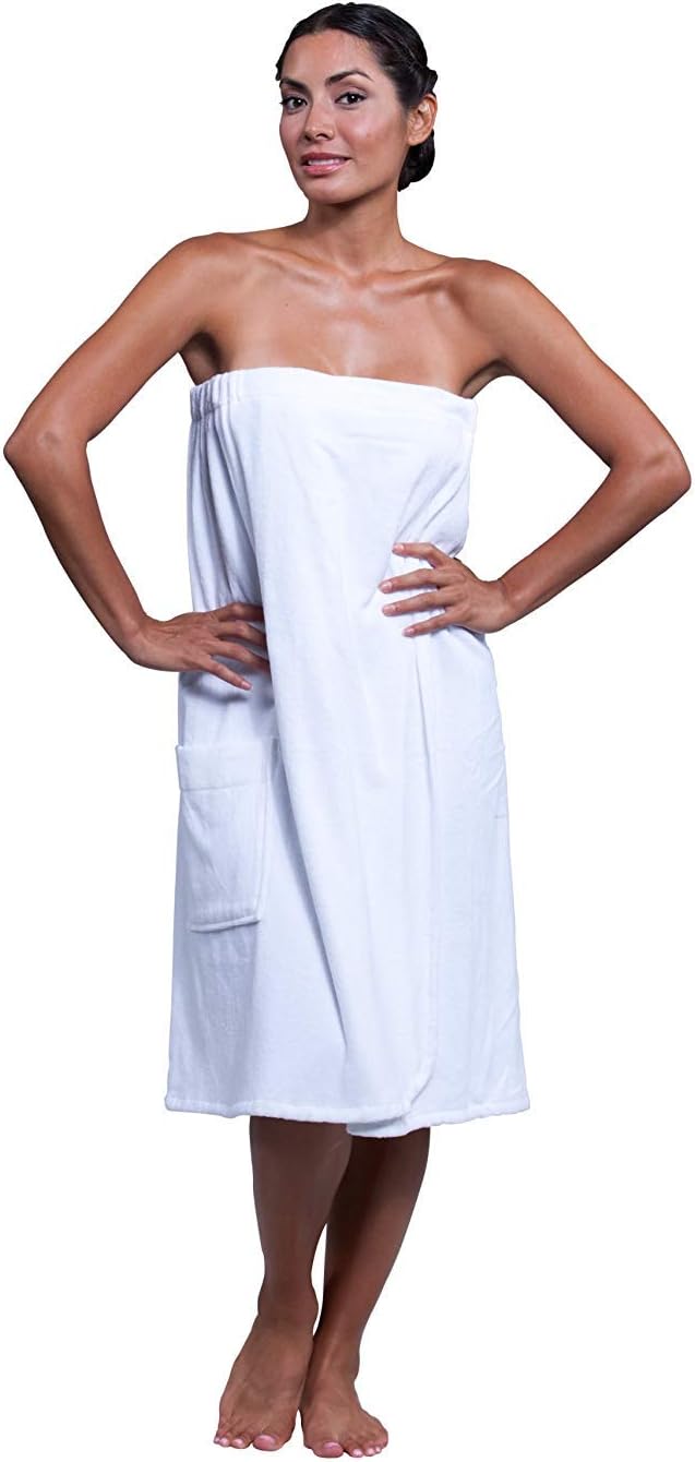 Boca Terry Womens Spa Wrap - Premium Cotton Towel for Comfort