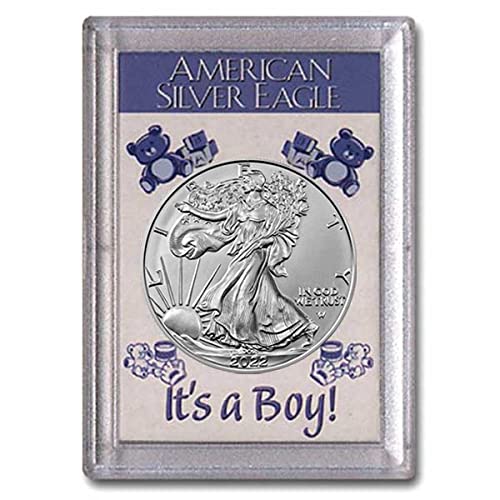 2022 American Silver Eagle Uncirculated It's a Boy Holder