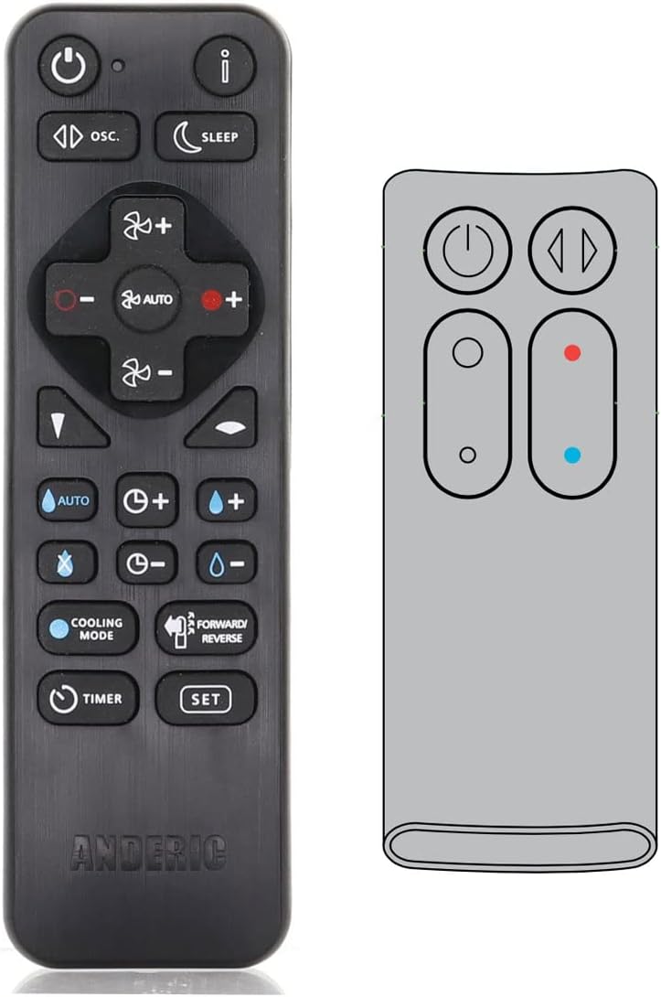 Anderic Universal Remote - Dyson AM05 Replacement