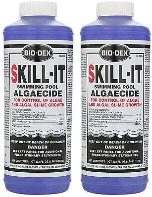 Bio-Dex Fast Acting Algaecide Skill-It 32oz 2-Pack for Pools
