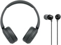 Sony WH-CH520 Wireless On-Ear Headphones Bundle - Compact Comfort