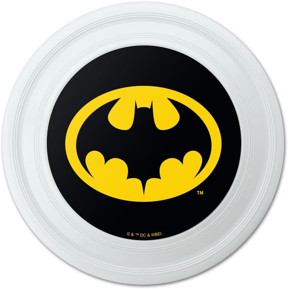 Batman 89 Logo 9 Flying Disc - Fun Outdoor Game!