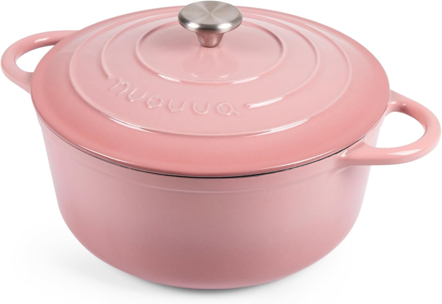 Nuovva Enamelled Cast Iron Dutch Oven Pot for Versatile Cooking