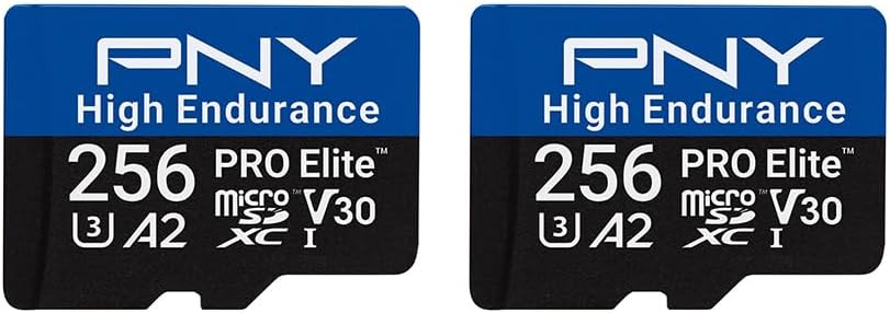 PNY 256GB PRO Elite High Endurance microSDXC for Security Needs
