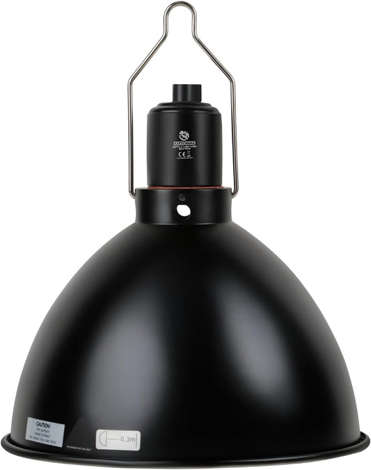 Reptile Light Fixture for Optimal Heat and UVB Basking Needs