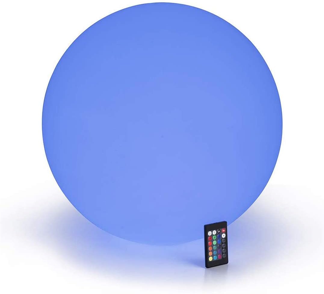 LOFTEK 20-inch LED Dimmable Light Ball for Pool and Garden
