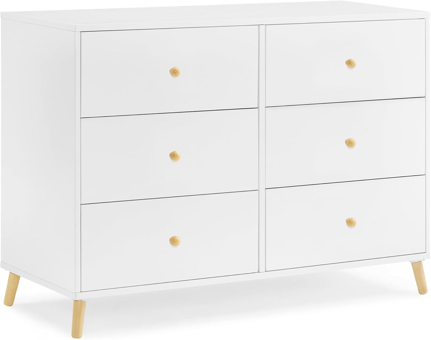 Delta Children Essex 6 Drawer Dresser for Modern Nurseries