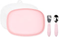 Silicone Grip Tray Essential 4-Piece Mealtime Set - Toddler Suction