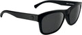 SPY OPTIC Crossway Square Sunglasses - Matte Black Gray Polar Lenses
