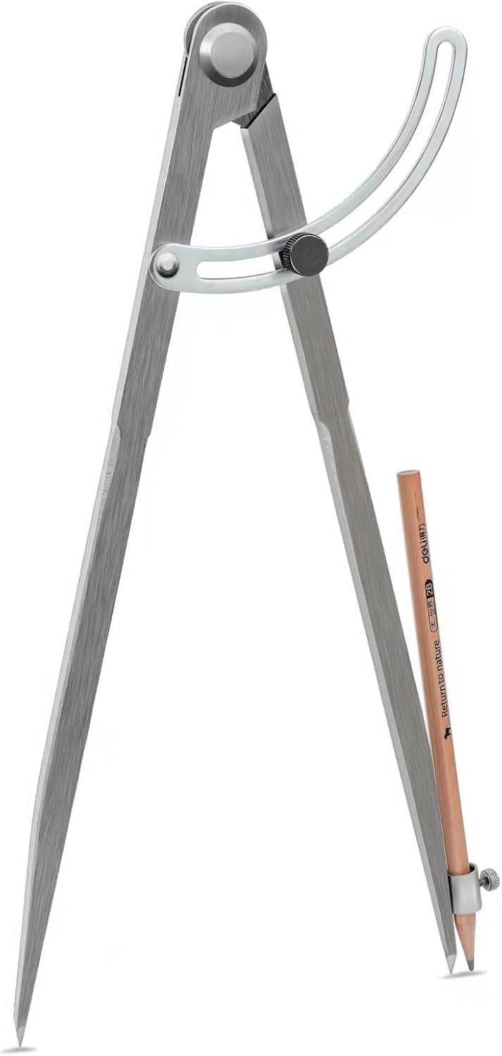 Precision Woodworking Compass for Geometry and Drafting Needs