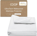 Ultra-Tech Waterproof Mattress Protector Twin - Silent, Breathable