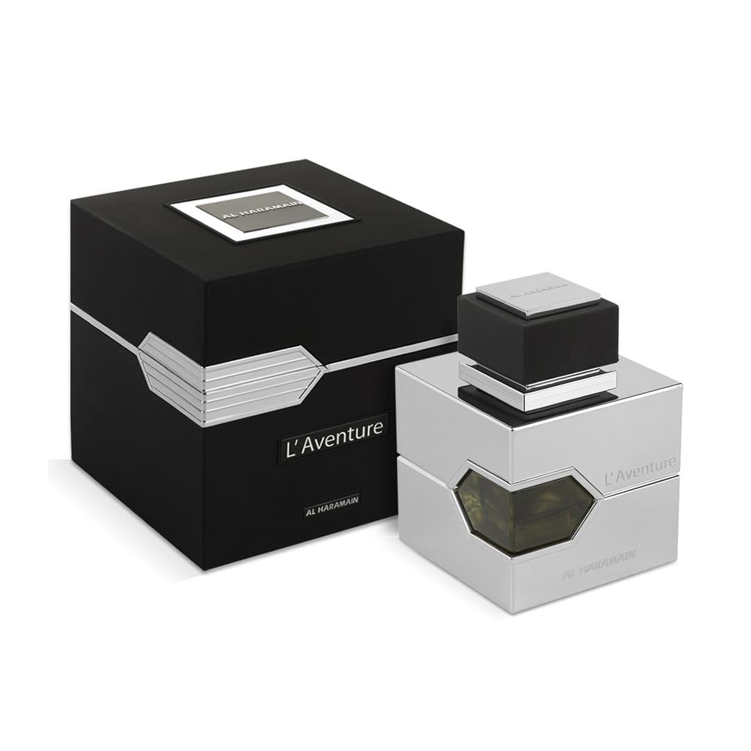 L'Aventure Eau de Parfum Spray for Men by Al Haramain - 3.33 oz