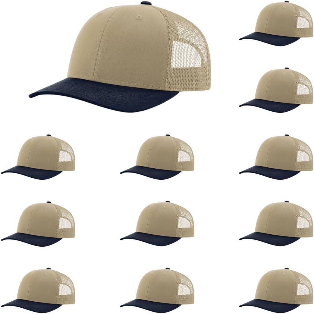 Richardson 112 Classic Six-Panel Adjustable Snapback Trucker Cap