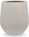 21 in H x 19 in D Corso Fiberstone Round Tapered Planter - Durable