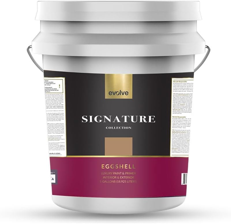 Luxury Paint & Primer for Indoor & Outdoor Surfaces, Eggshell Sheen