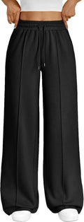 Womens Wide Leg Sweatpants Baggy Loose Joggers - Comfy Everyday Fit