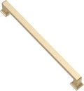 Alzassbg 6 Pack Brushed Gold Cabinet Pulls 12-1/2 in Hole Centers