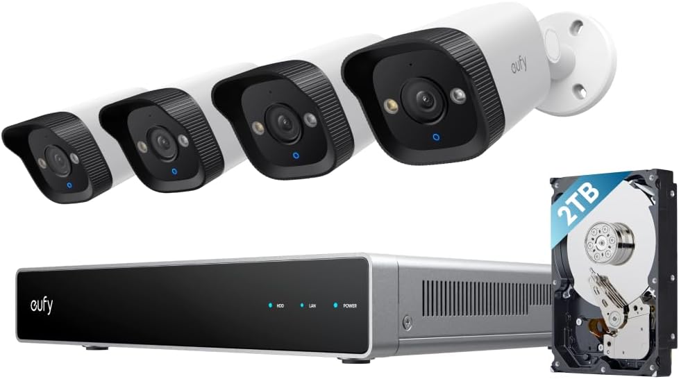 eufy PoE NVR Security System E40 with 4K UHD and AI Detection
