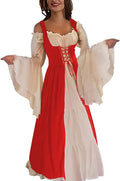 Abaowedding Womens Medieval Renaissance Costume Cosplay Dress