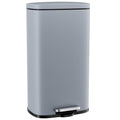8/13.2 Gallon Step Trash Can Stainless Steel - Soft-Close 50L