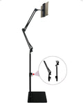 Height and Angle Adjustable Floor Stand for Tablets and Phones