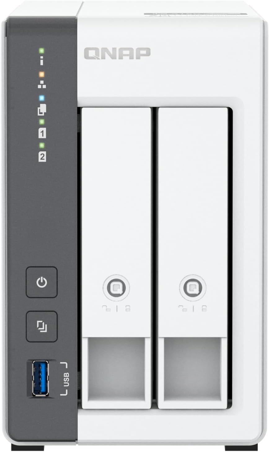 QNAP TS-216G-US: Affordable 2-Bay 2.5GbE Desktop NAS Solution