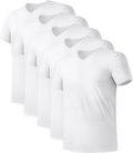 Men's Bamboo Rayon V-Neck Undershirt 3 or 5 Pack - Moisture Control