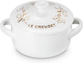 Le Creuset Stoneware Holly Mini Round Cocotte, 8 oz - Festive