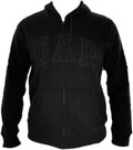GAP Men's Logo Fleece Hoodie: Full Zip Warmth