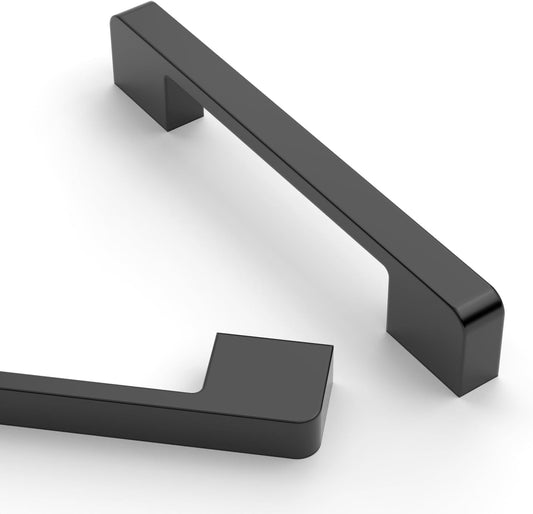 10 Pack 5 Inch Matte Black Kitchen Cabinet Handles for Upgrade