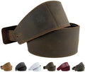Premium 3 Leather Guitar Strap - Whiskey Brown by Anthology Gear
