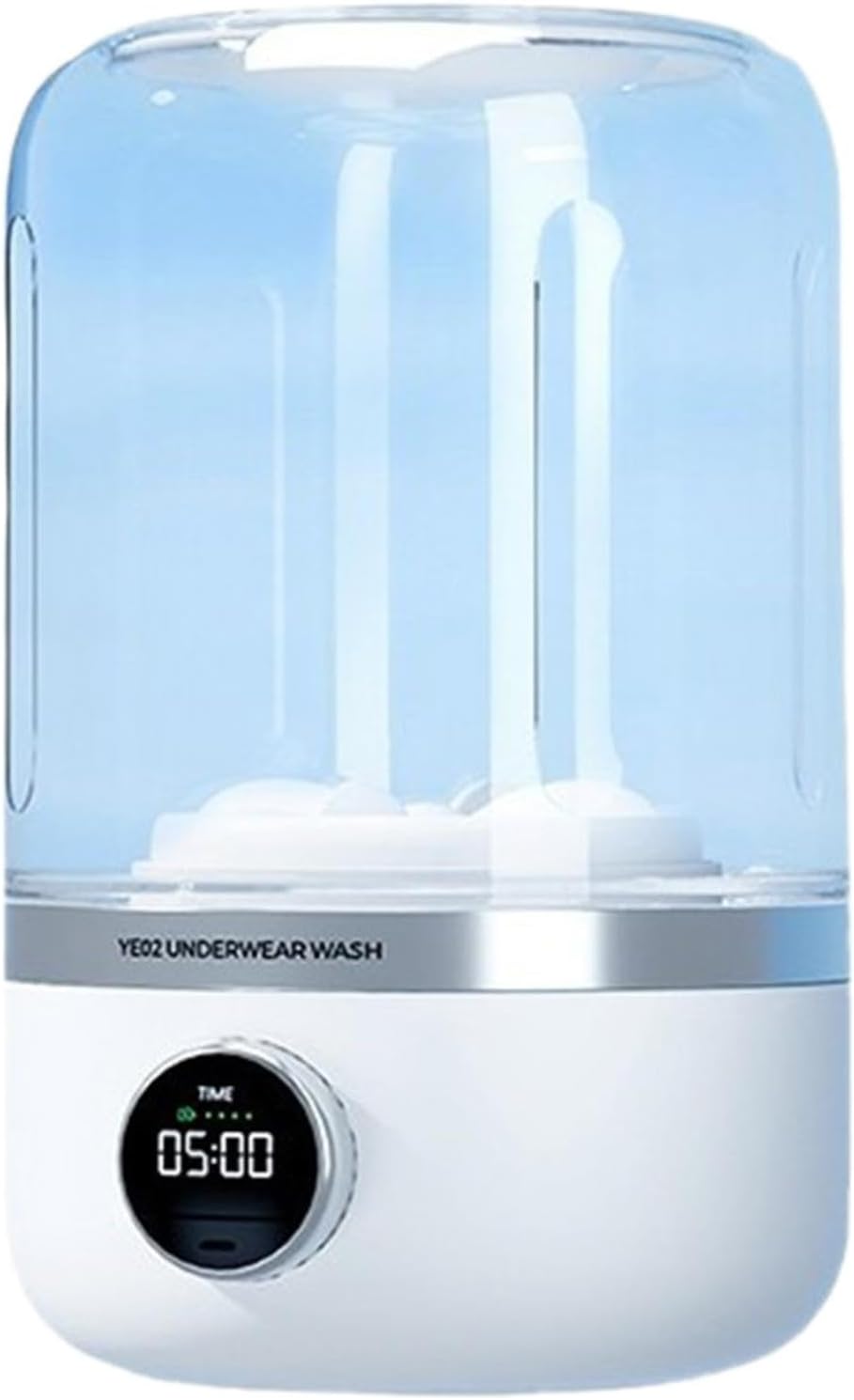 Rechargeable Mini Washer - Gentle Cycle, Portable & Compact!
