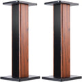 Speaker Stands Wood Grain Universal 24 in Floor Stands - Stable Sound