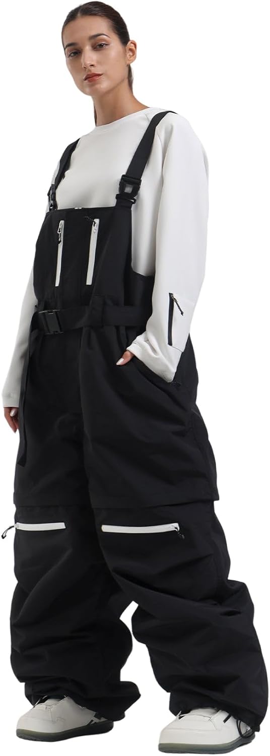 IMPHUT Women's Insulated Snow Bibs - Stay Warm & Dry!
