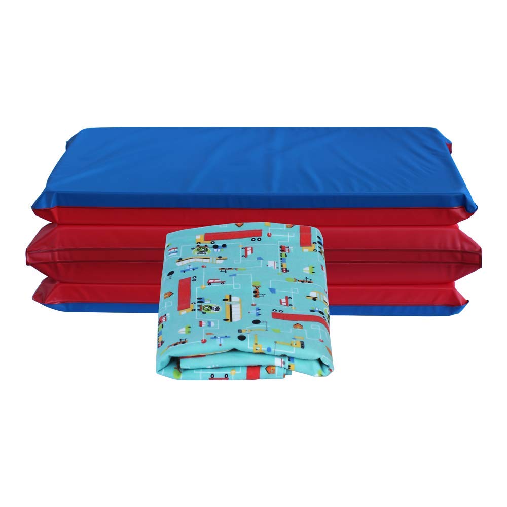 KinderMat 1.5 Thick Washable Cover Bundle for Daycare Use